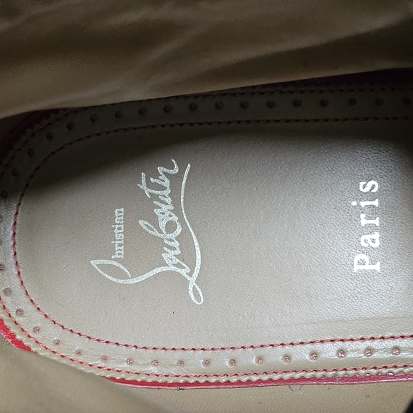 Christian Louboutin Black Leather Combat Boots - Picture 3 of 7